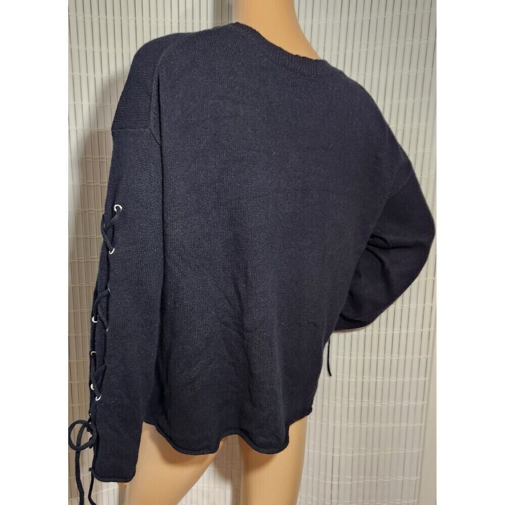 Dip Long sleeve Top Sweater Size Large Color Black 10%Wool   ^ - Picture 4 of 8
